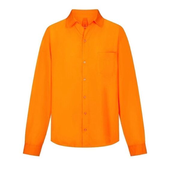 NWT SKIMS coverups long button up shirt OVERSIZED - Picture 2 of 6